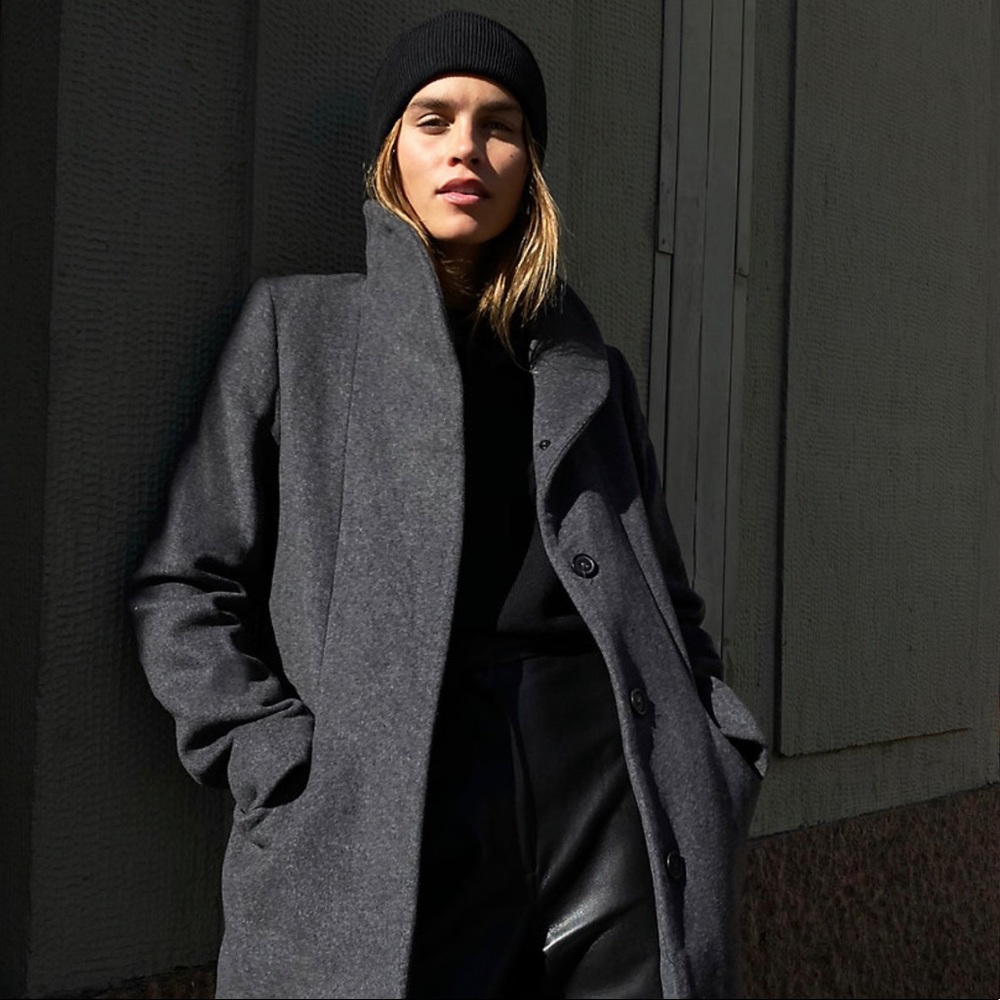 Aritzia Wilfred Cocoon Coat Sz XXS